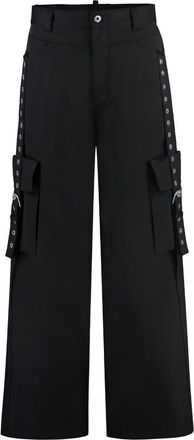Off-white Black Relaxed Cargo Pants