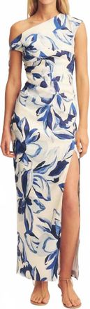 Shona Joy Stevie Gathered Maxi Dress In Bluebell