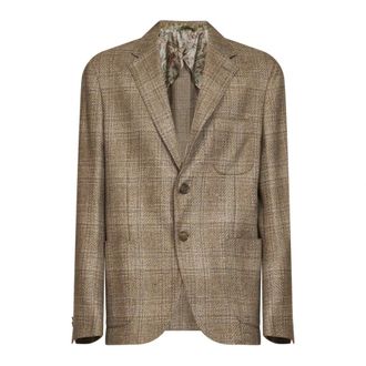 Etro Heren, Jassen, Bruin, Maat: XL Wol
