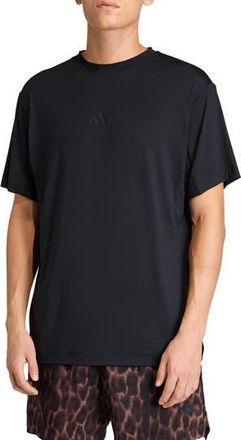 adidas Puremotion Climacool Crewneck T-Shirt in Black at Nordstrom Rack, Size Xx-Large