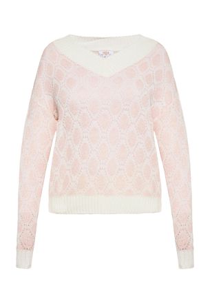 Usha Jumper Dames Wit lichtroze