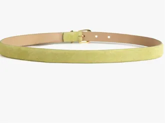 Favorite Daughter Dottie Belt In Wax Yellow/polished Gold