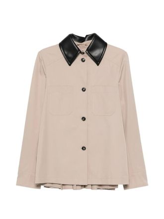 Sportmax Brown Gabardine Jacket