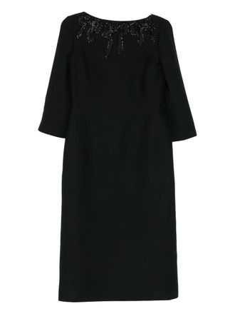 Valentino Garavani beaded midi dress - Black