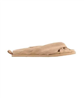 Forte_Forte Womens Suede Crossed Sandals