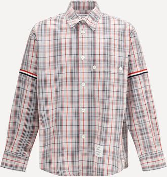 Thom Browne Check Shirt with tartan pattern Male 3