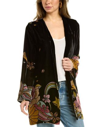 Johnny Was Andy Silk-Blend Kimono