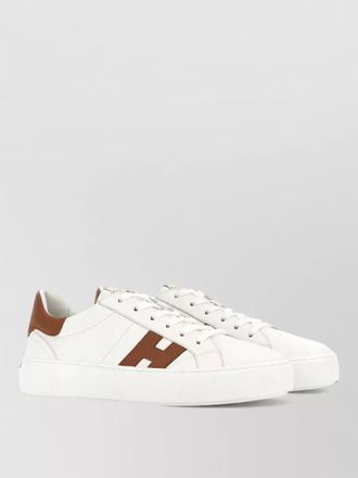 Hogan leather lace-up sneakers