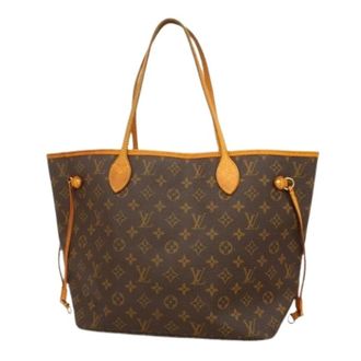 Louis Vuitton Pre-owned Tote Bags, female, Brown, Size: ONE SIZE Pre-owned Neverfull MM Tote Bag