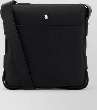 Montblanc sartorial leather crossbody bag adjustable strap