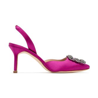 Manolo Blahnik Pumps, female, Pink, Size: 6 US D&eacute;collet&eacute; Shoe