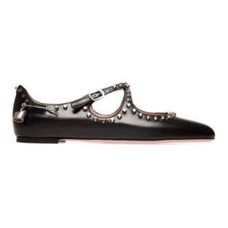 Bally Black Stud Earrings - female - Bally - Ballerina Shoes - Black - 3 UK - Shoes