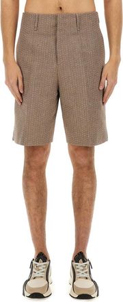 Fendi Jacquard Bermuda Shorts-Uomo