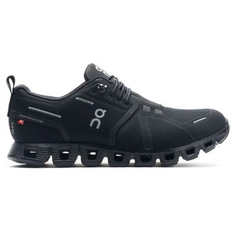 On Cloud 5 Waterproof Textile Synthetic Mens Lace Up Trainers - All Black - Size:UK 11.5