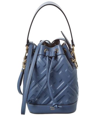 Fendi Fendi Mon Tresor Mini Leather Bucket Bag