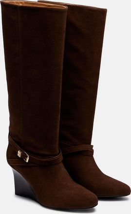 Ganni Wedge knee-high boots