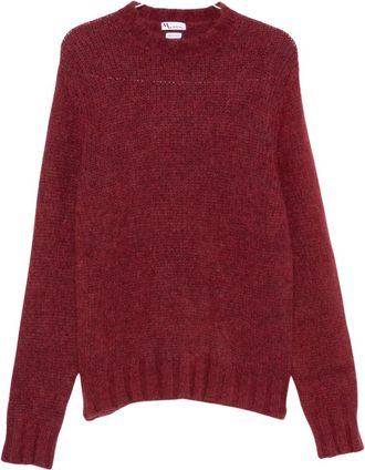 Doppiaa Trui met ribgebreide mock-neck - Heren - Truien - Rood - Maat: XL