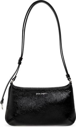 Palm Angels Giorgina Leren Tas - Dames - Schoudertassen - Zwart - ONE Size - Katoen - Tassen