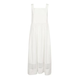 Max Mara Maxi Dresses, female, White, Size: XS Long Sleeveless Dress
