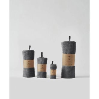 OEM Toalla De Algod&oacute;n Puro Pure (gris Oscuro) Juego De 3 Toallas (s, M, L)