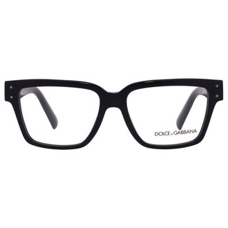 Dolce & Gabbana Demo Square Mens Eyeglasses DG3383 501 55