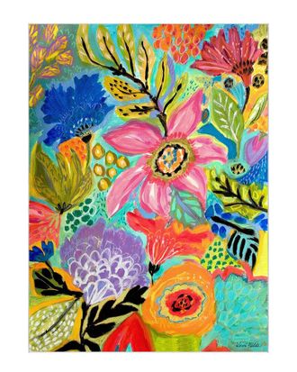 Empire Art Direct Secret Garden Floral Ii Washable Art Area Rug