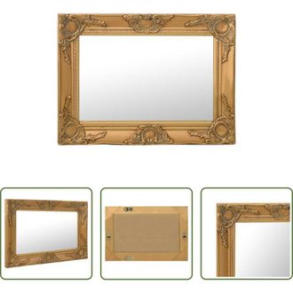 vidaXL vidaXL Specchio in legno - Specchio da Parete Stile Barocco 60x40 cm Oro