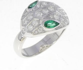 Bulgari White Gold White Gold (18K) Band Ring (Pre-Owned)