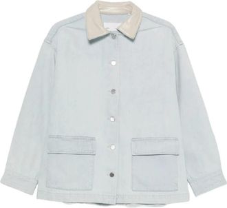 A Gold E Denim Overhemd - Dames - Spijkeroverhemden - Blauw - XS - Denim - Overhemden