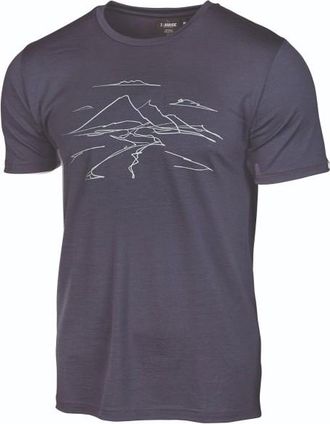 Ivanhoe of Sweden Underwool Ceasar Mountain Merinoshirt f&uuml;r Herren | steelblue