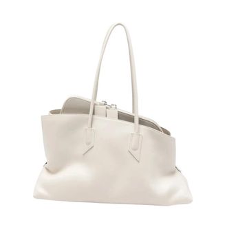 The Attico La Passeggiata Medium - Dames - Tassen - Wit - Maat: ONE Size Leer