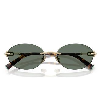 Tiffany & Co. Tf 3104D Ovale Zonnebrillen - unisex - Zonnebrillen - Bruin - 56 MM - Accessoires