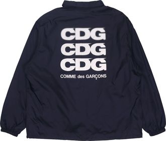 Comme Des Gar&ccedil;ons Coach Jacket Black SZ-J004-051-2