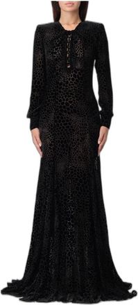 Elisabetta Franchi Abito in Jersey - - Dresses - Donna - Nero - M