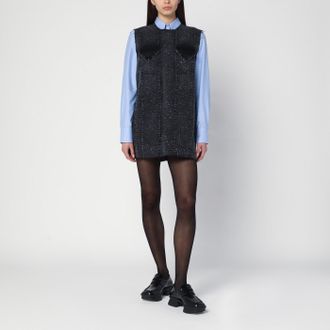 Namacheko Dark grey mini dress in denim