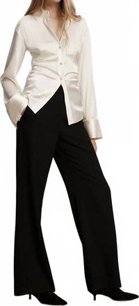 Veronica Beard Shiona Blouse In Dove