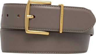 Marc O'Polo Fijne Nappa Leren Riem - Dames - Riemen - Grijs - 90 CM - Leer - Accessoires
