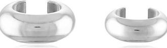 BEN ONI Set of 2 Polished Ear Cuffs in Silver at Nordstrom