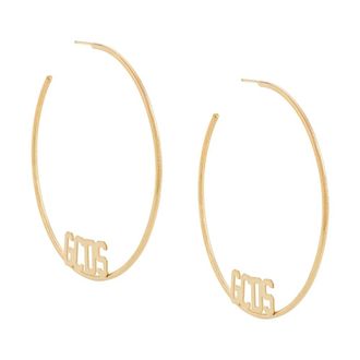 GCDS Earrings, female, Yellow, Size: ONE SIZE Earrings