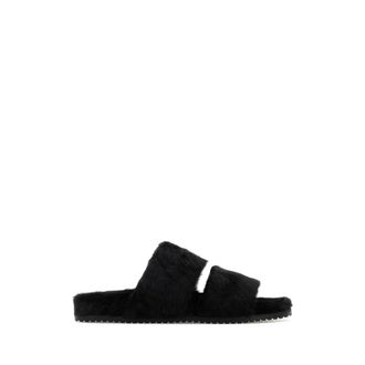 Dolce & Gabbana DG Casual Slippers - Heren - Sandalen - Zwart - 44 EU - Leer - Schoenen