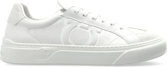 Ferragamo Thor Sportschoenen - Dames - Sneakers - Wit - 38 EU - Leer - Schoenen