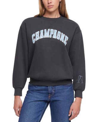 Wildfox Champagne Charlie Oversized Fit Sweatshirt