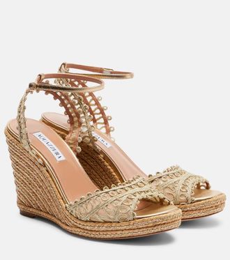 Aquazzura Kahlo espadrille wedges