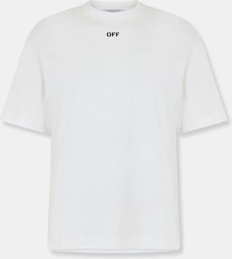 Off-white Mens Off White Arrow Skate T in White-Black - Size X-Large