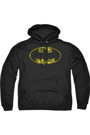 Gildan Batman Bats On Bats Adult Pull Over Hoodie / Hooded Sweatshirt