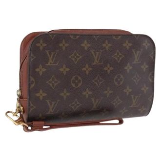 Louis Vuitton Pre-owned Monogram Canvas Clutch - - Pre-owned - Donna - Marrone - ONE SIZE