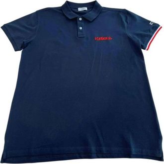 Iceberg Polo Shirt met geborduurd logo - Heren - Polos - Blauw - M - Katoen - Tops