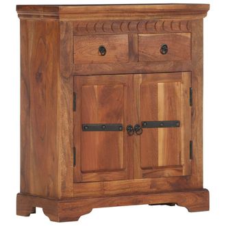 vidaXL Aparador De Madera Maciza De Acacia 63x30x75 Cm Vidaxl