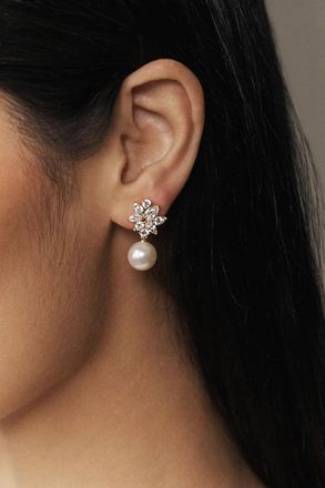 Nadri Chiara Pearl Drop Earrings