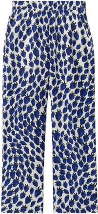 Burberry Strawberry Printed Trousers, Brand Size 10 ( US Size 8 )